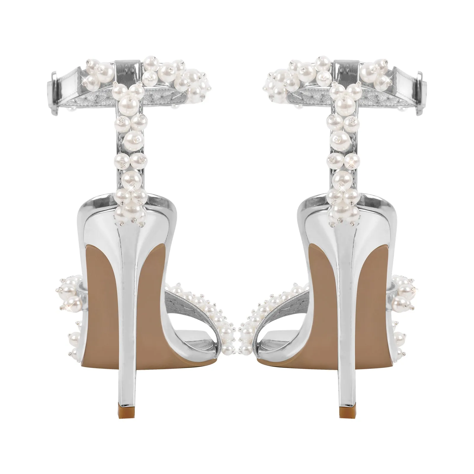 Pearl Ankle Strap Sandals sold by Onlymaker product image thumbnail 4