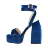 Open Toe Platform Ankle Cross Strap High Heel Sandals sold by Onlymaker