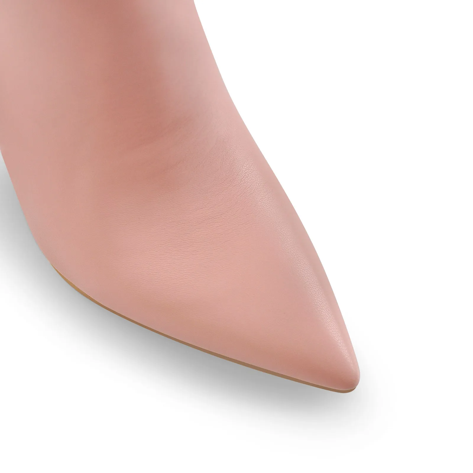 Pink Pointed Toe Stiletto Tight High Boots 10CM Heel sold by Onlymaker product image thumbnail 5