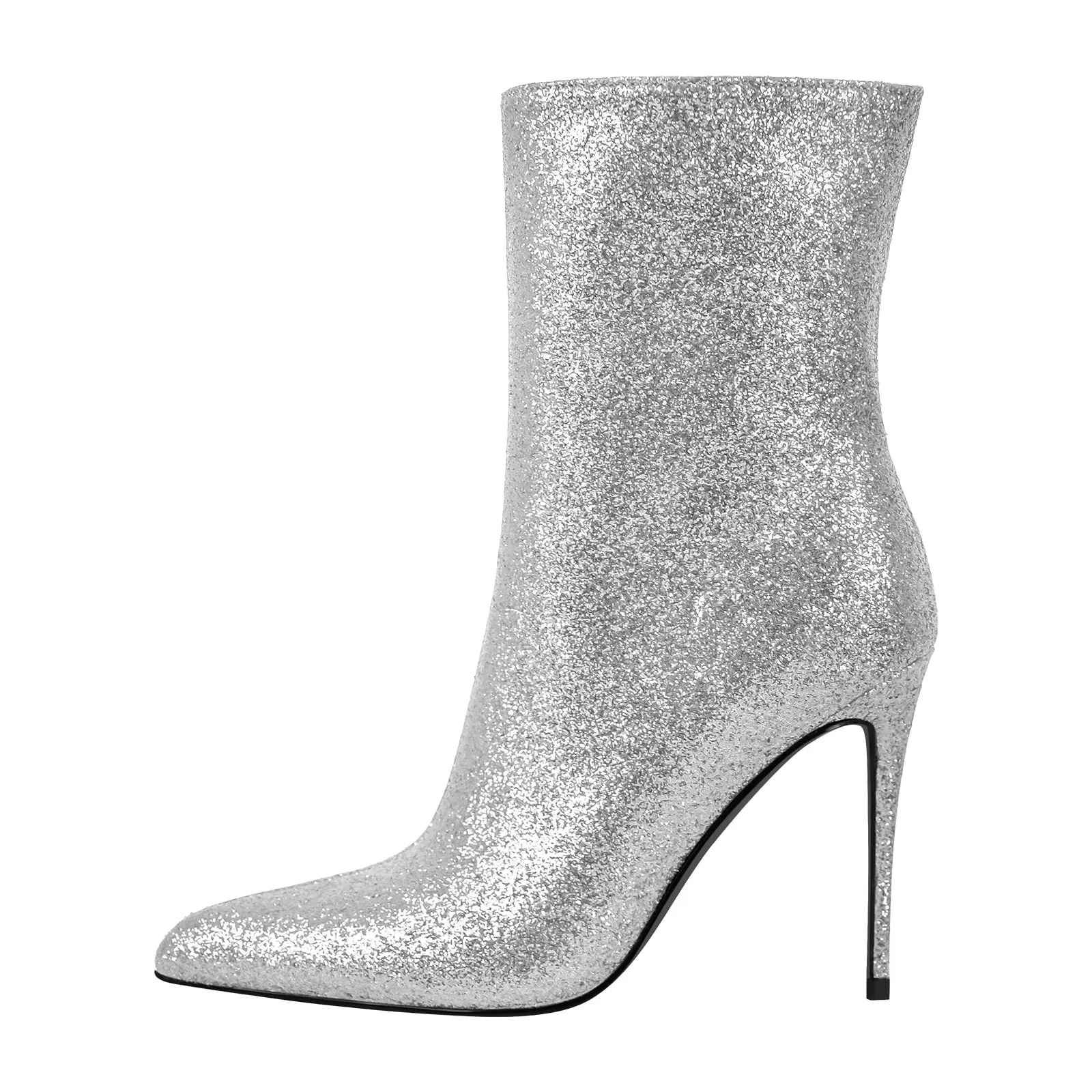 Pointed Toe Glitter Stilettos Ankle Boots sold by Onlymaker