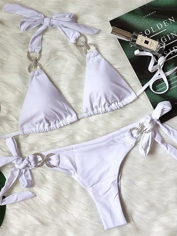 Crystal Drill Bandage Bikini sold by Onlymaker product image thumbnail 4