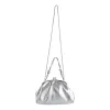 Silver Metallic Colore Crossbody Handbag sold by Onlymaker