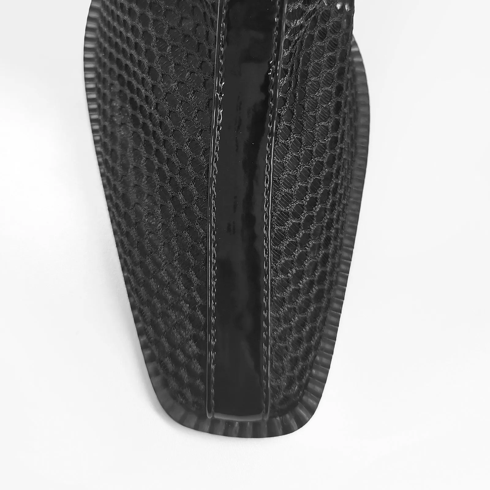 Black Mesh Square Toe Thigh High Boots sold by Onlymaker product image thumbnail 4