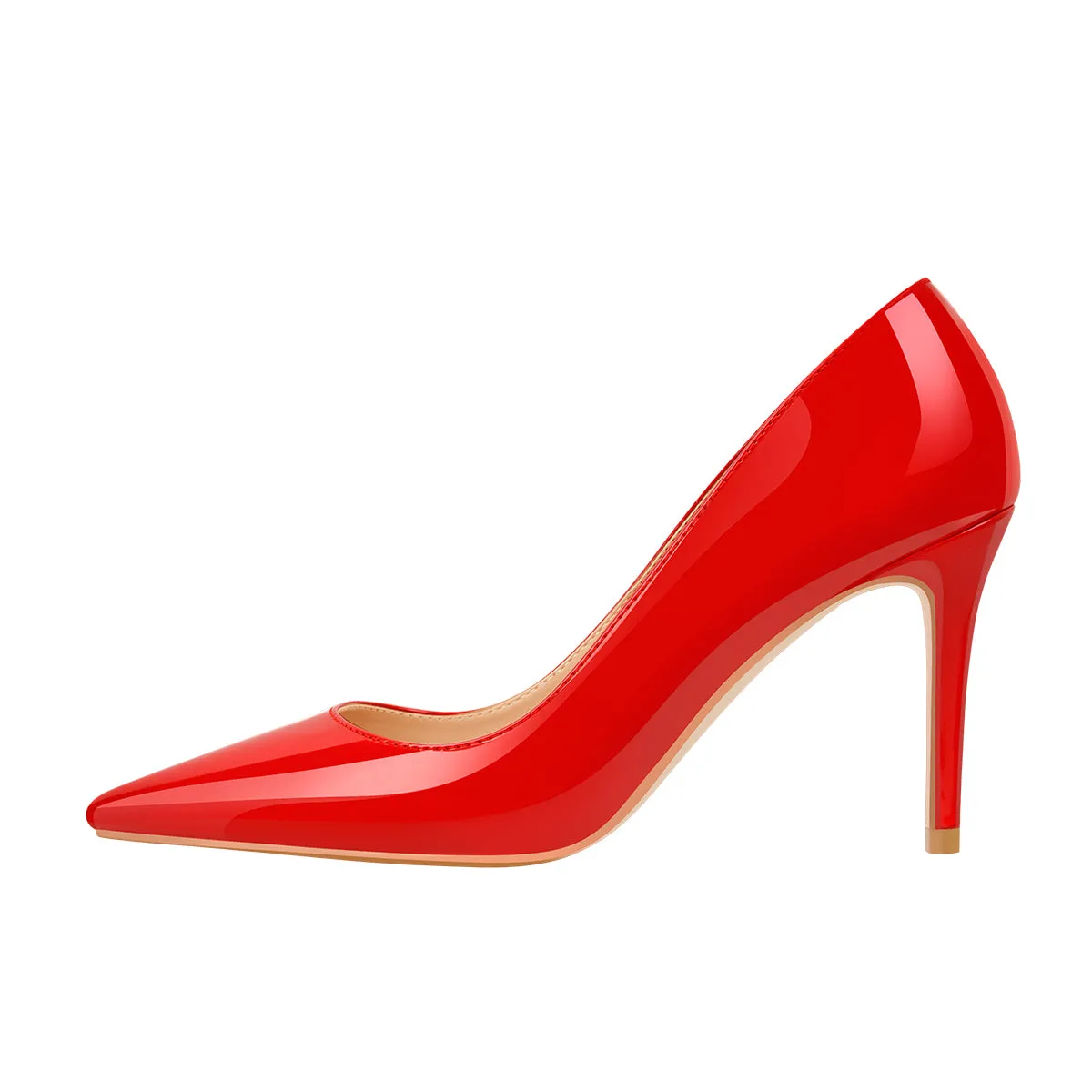 Onlymaker Pumps Red 3 inches Heels sold by Onlymaker