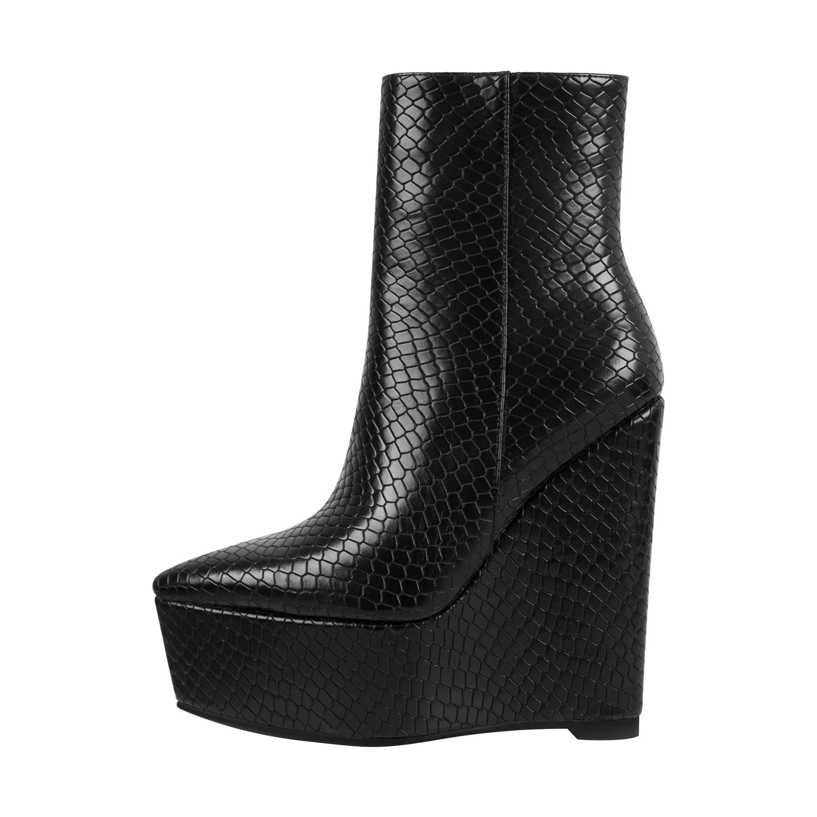 Platform Wedge High Heel Ankle Boots sold by Onlymaker