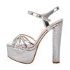 Buckle Strap Platform Chunky High Heels Sandals sold by Onlymaker