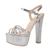 Buckle Strap Platform Chunky High Heels Sandals sold by Onlymaker