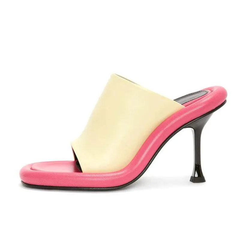 Round Toe Platform Pull on Stiletto Sandals sold by Onlymaker