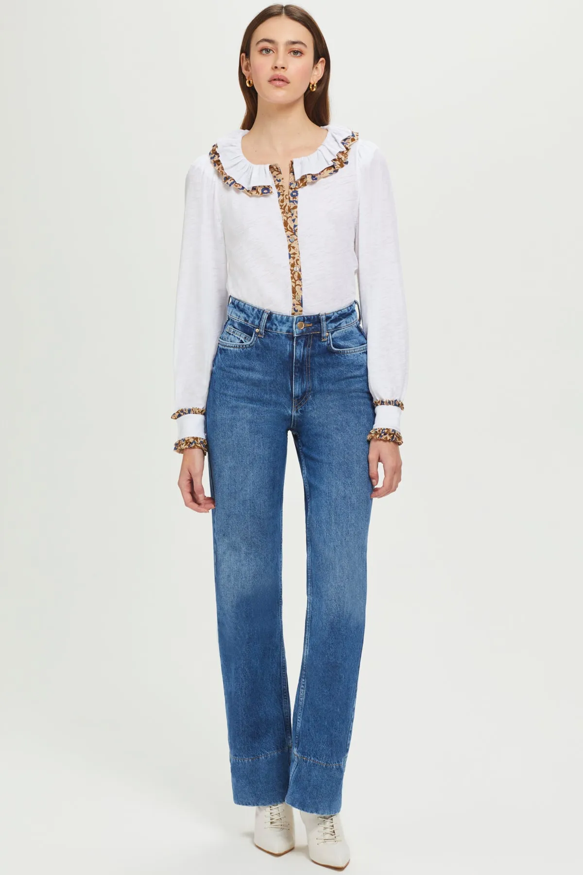 Filigree Floral Heritage Blouse sold by Goldie Tees product image thumbnail 2