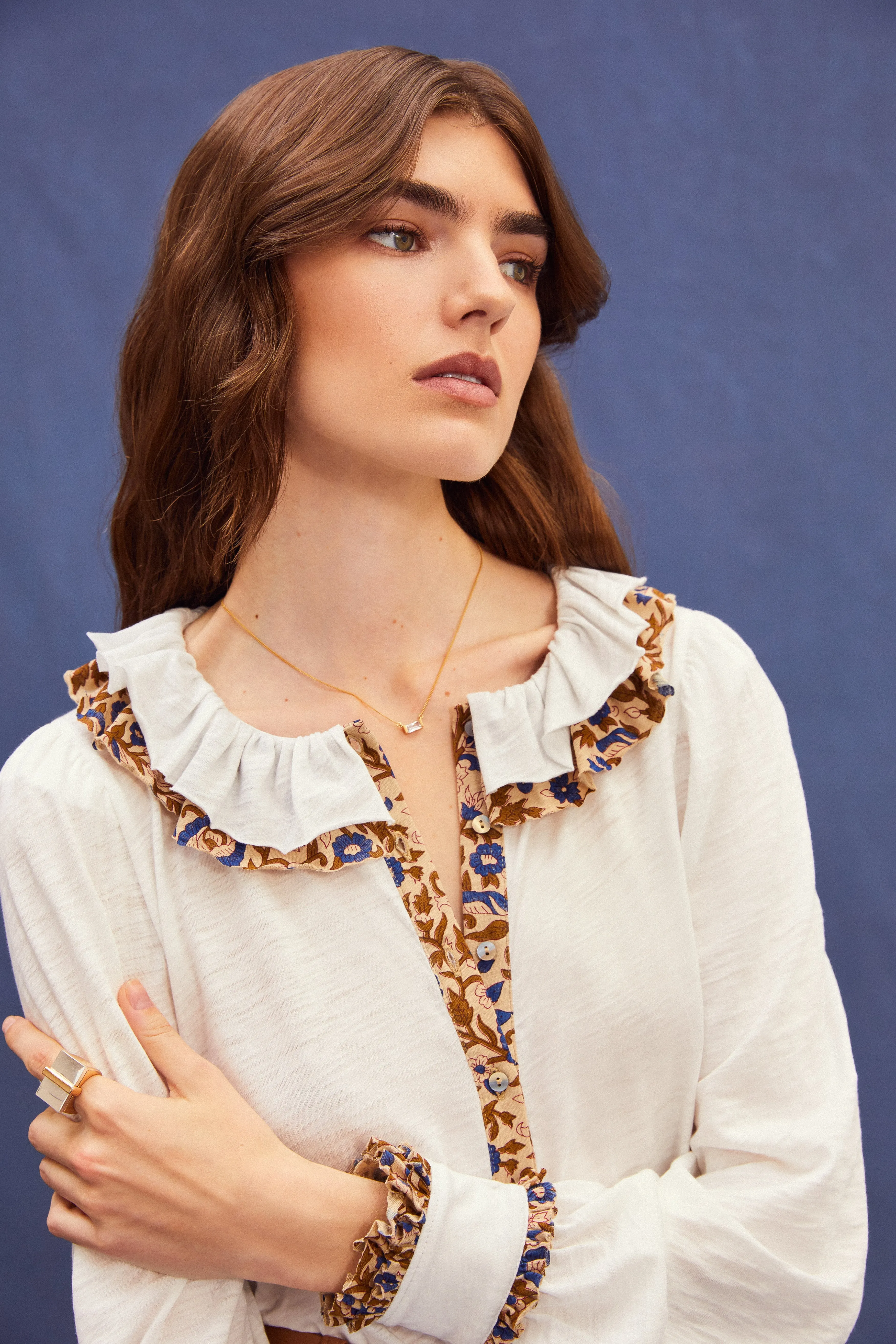 Filigree Floral Heritage Blouse sold by Goldie Tees product image thumbnail 5