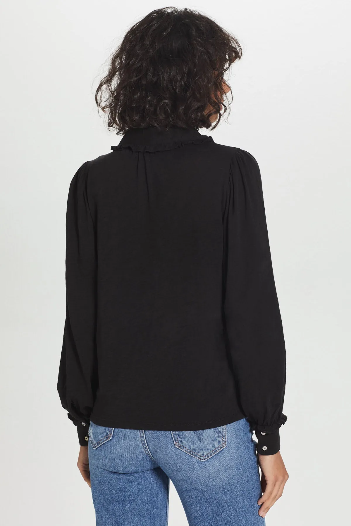 Ruffled Tuxedo Shirt sold by Goldie Tees product image thumbnail 5