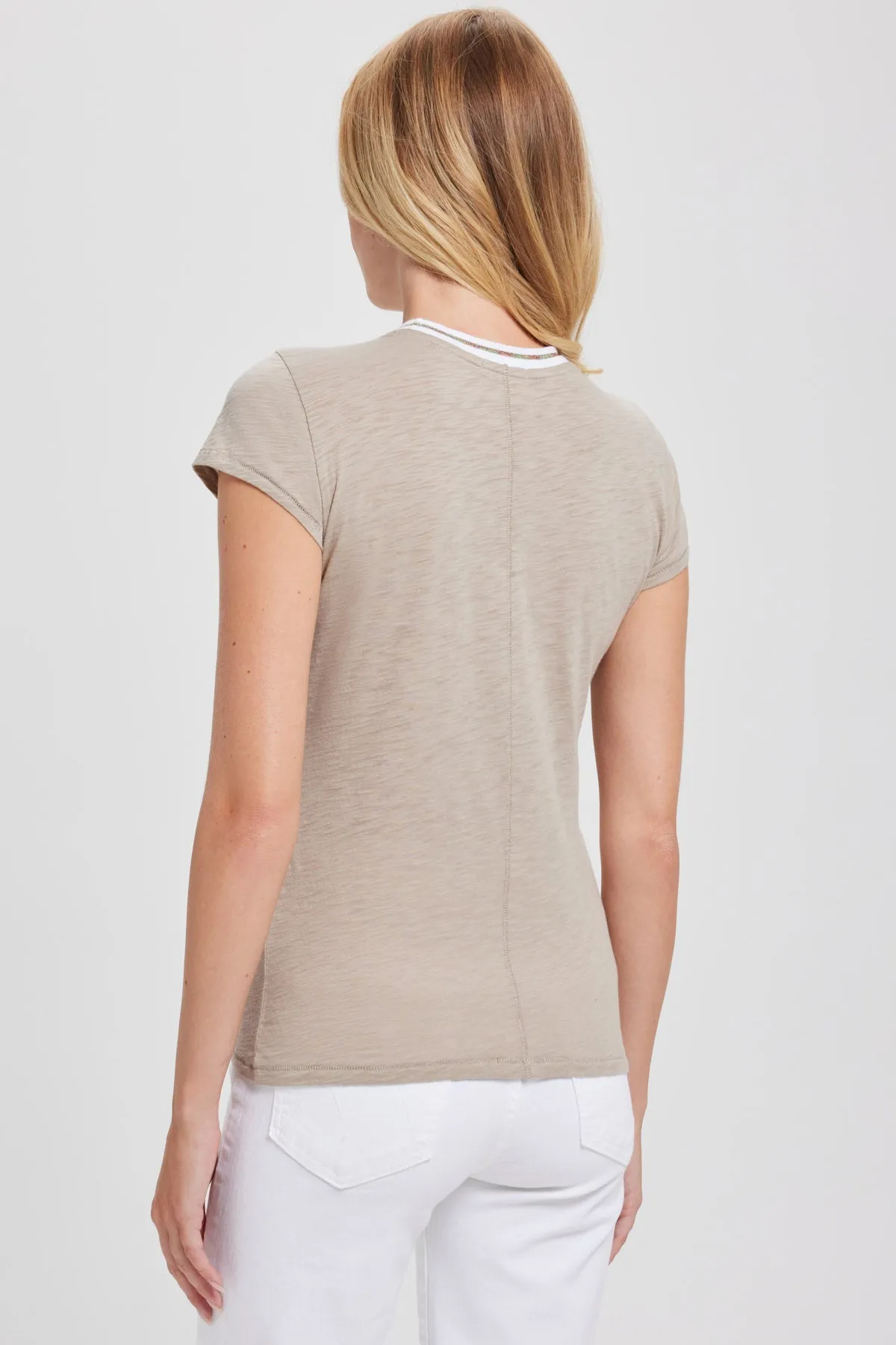 Pavé Ringer Tee sold by Goldie Tees product image thumbnail 4