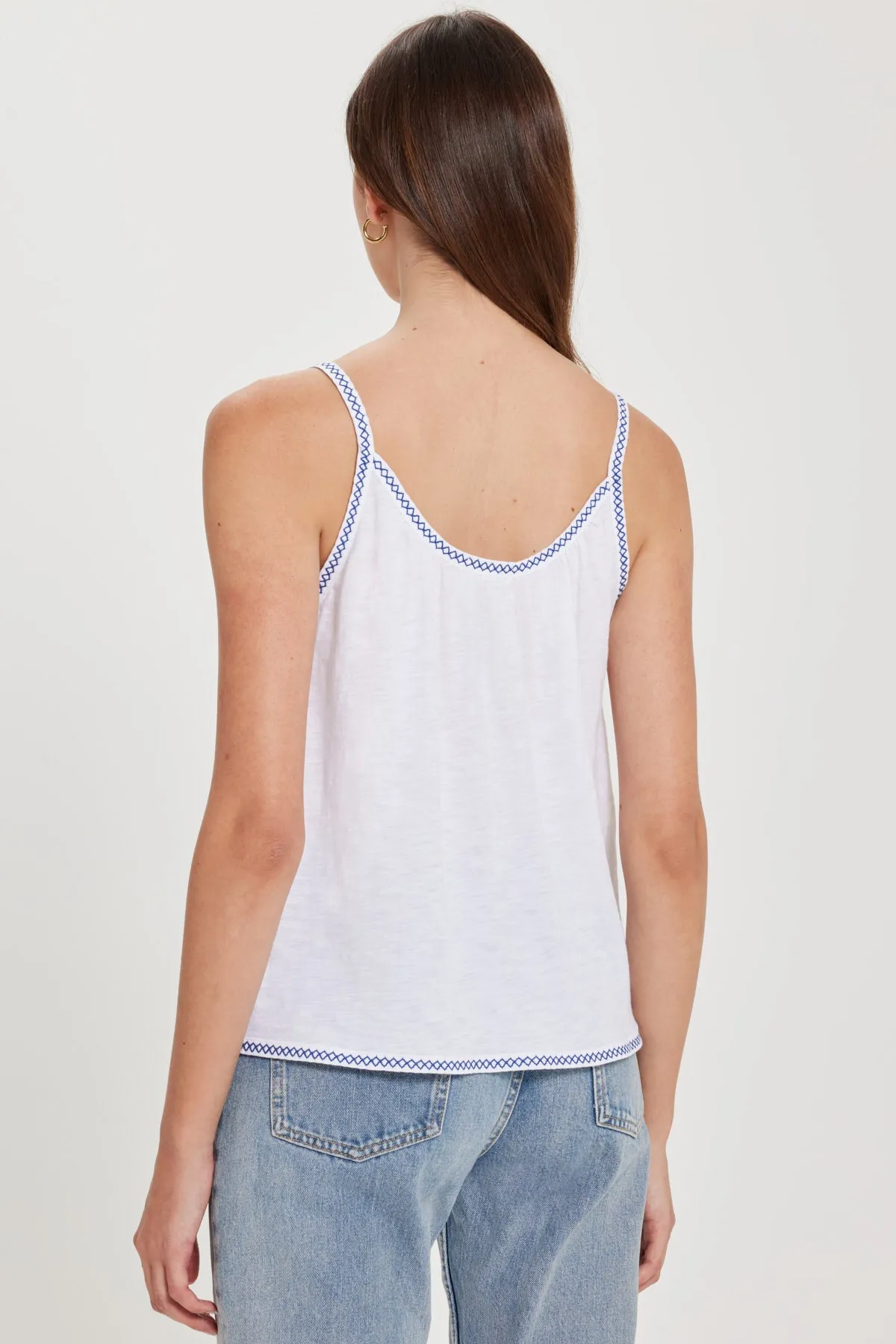 Ava Embroidered Camisole sold by Goldie Tees product image thumbnail 4