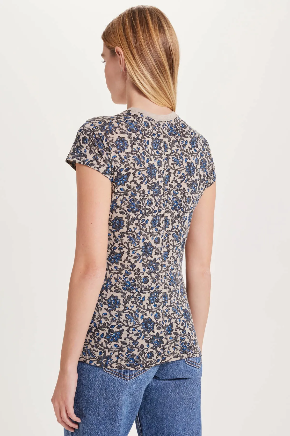 Autumn Bloom Ringer Tee sold by Goldie Tees product image thumbnail 2