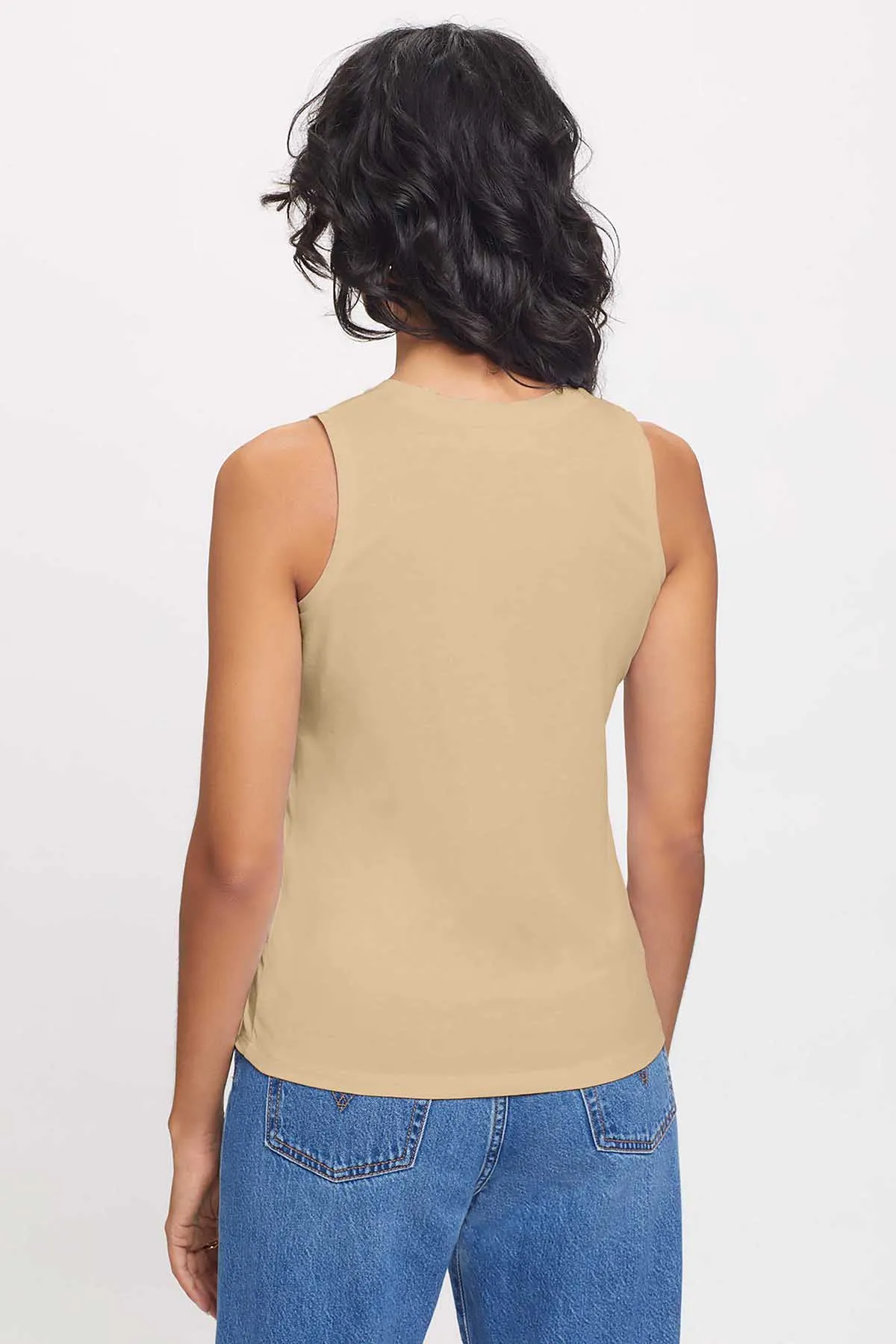 Organic Crew Tank sold by Goldie Tees product image thumbnail 4