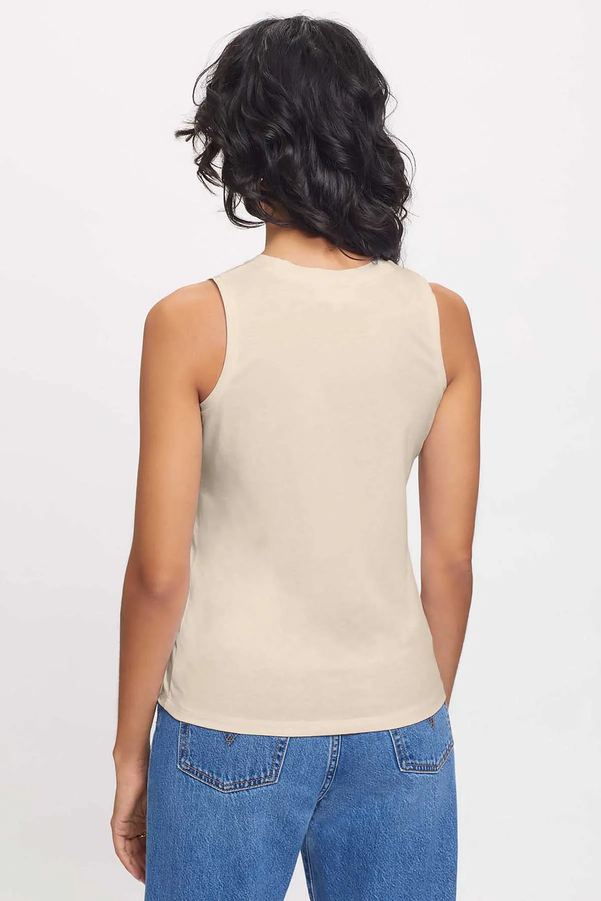 Organic Crew Tank sold by Goldie Tees product image thumbnail 2