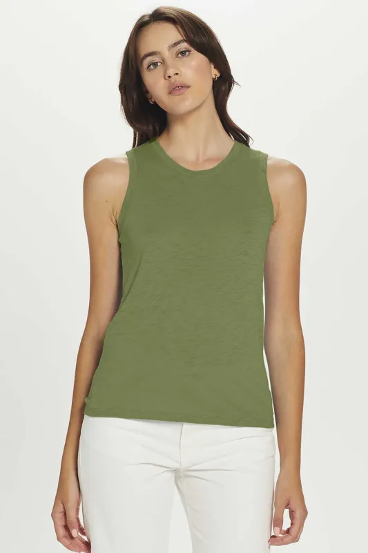 Signature Slub Crew Tank sold by Goldie Tees