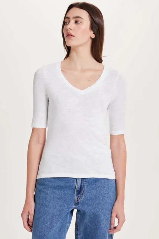 Half Sleeve V Neck Tee sold by Goldie Tees
