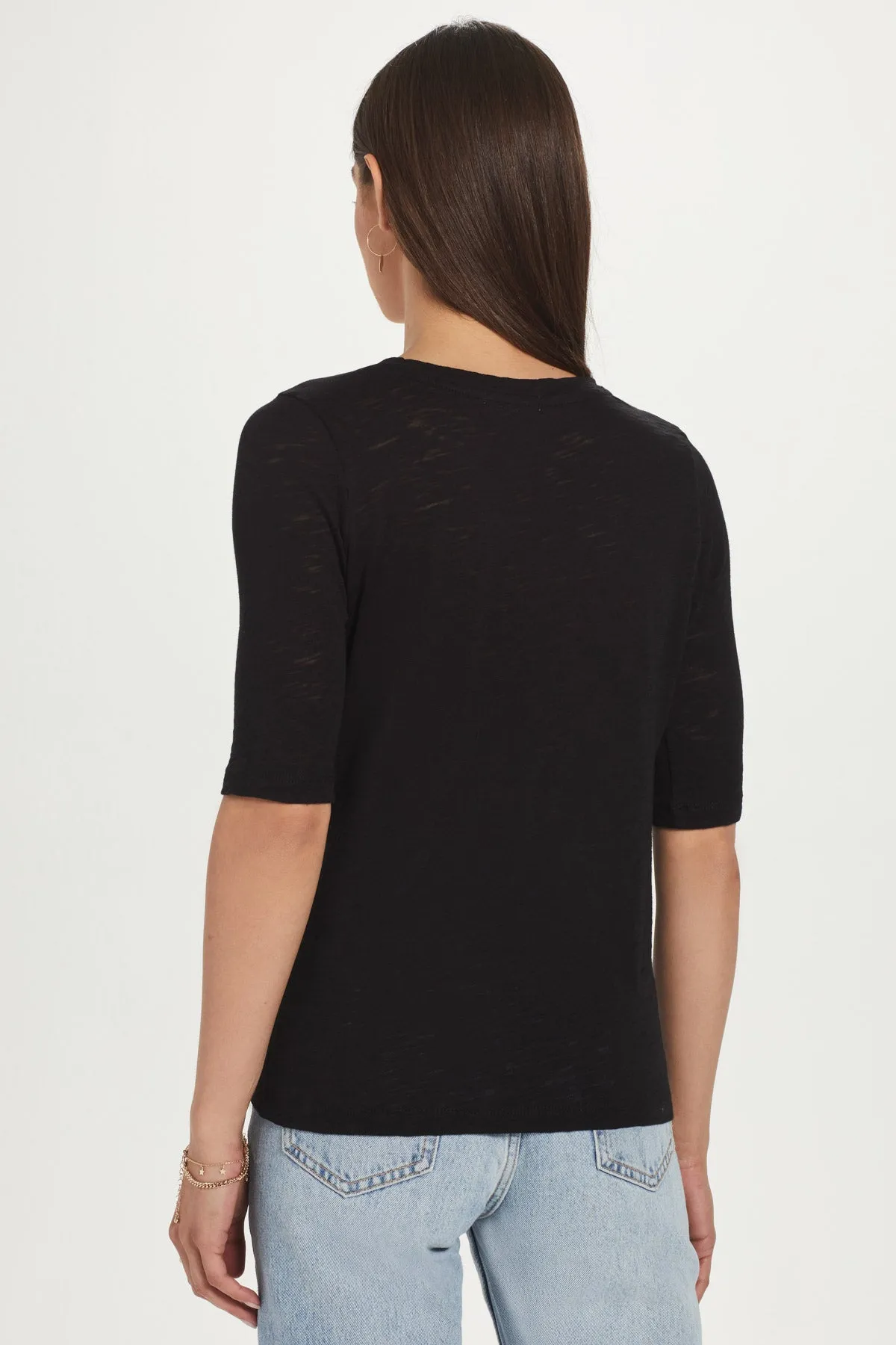 Half Sleeve V Neck Tee sold by Goldie Tees product image thumbnail 5