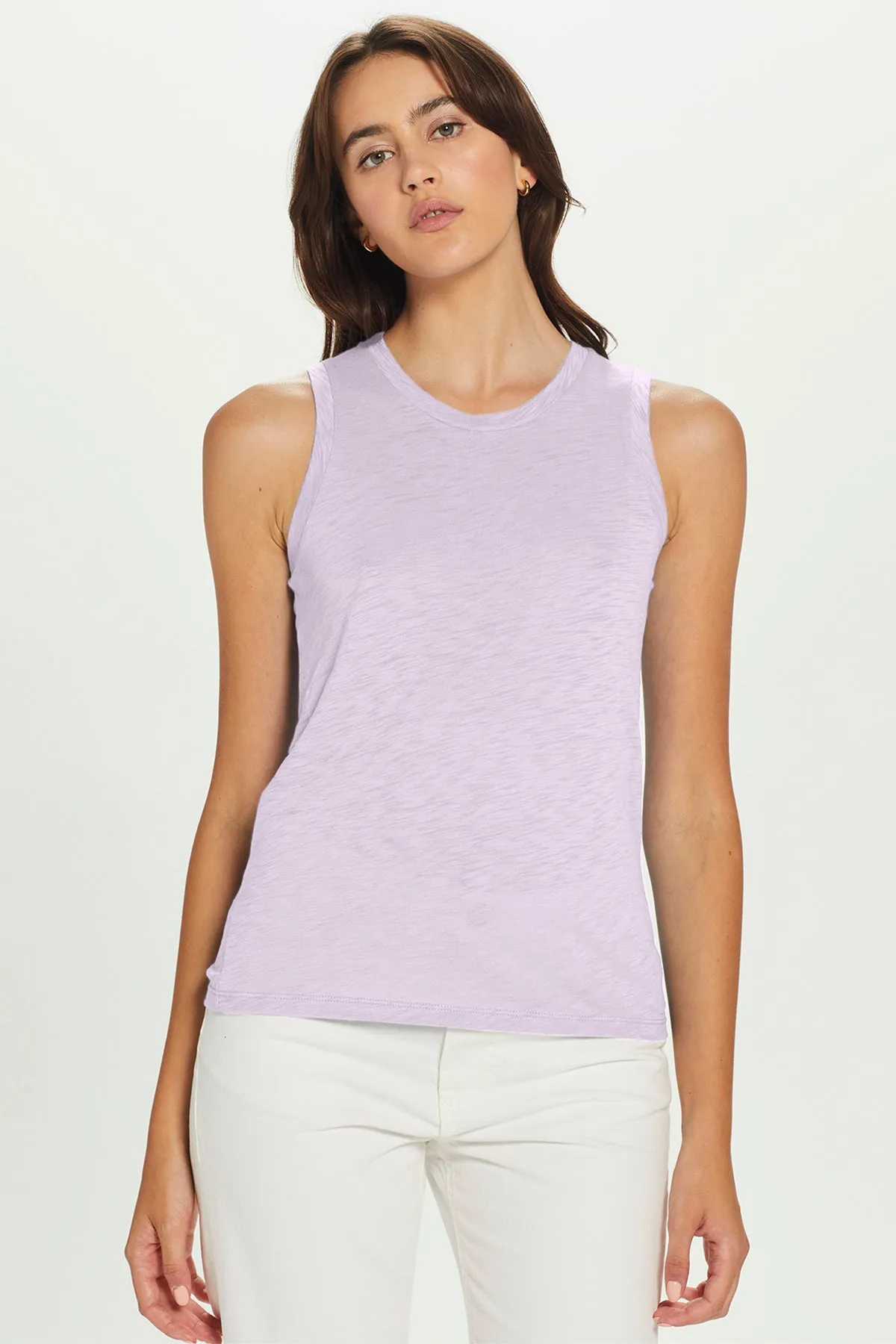 Signature Slub Crew Tank sold by Goldie Tees product image thumbnail 3