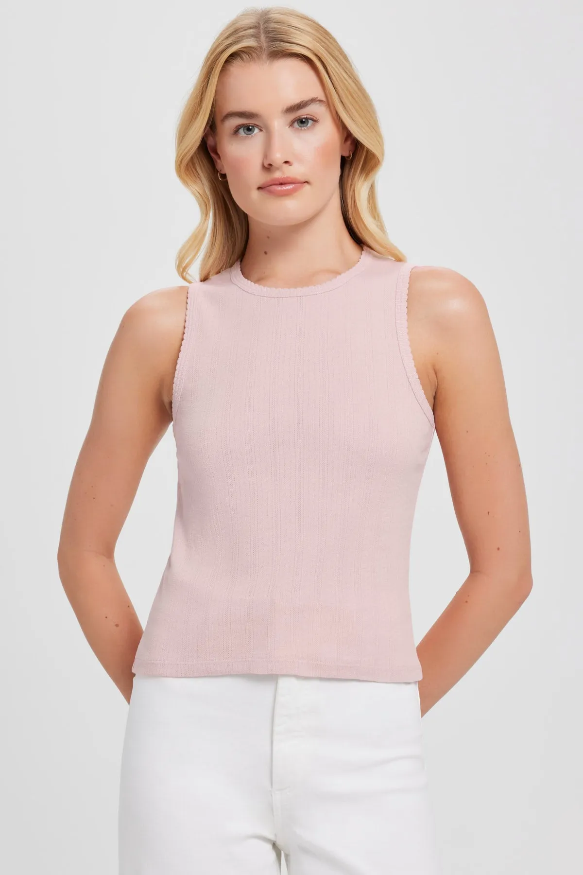 Pointelle Shell sold by Goldie Tees