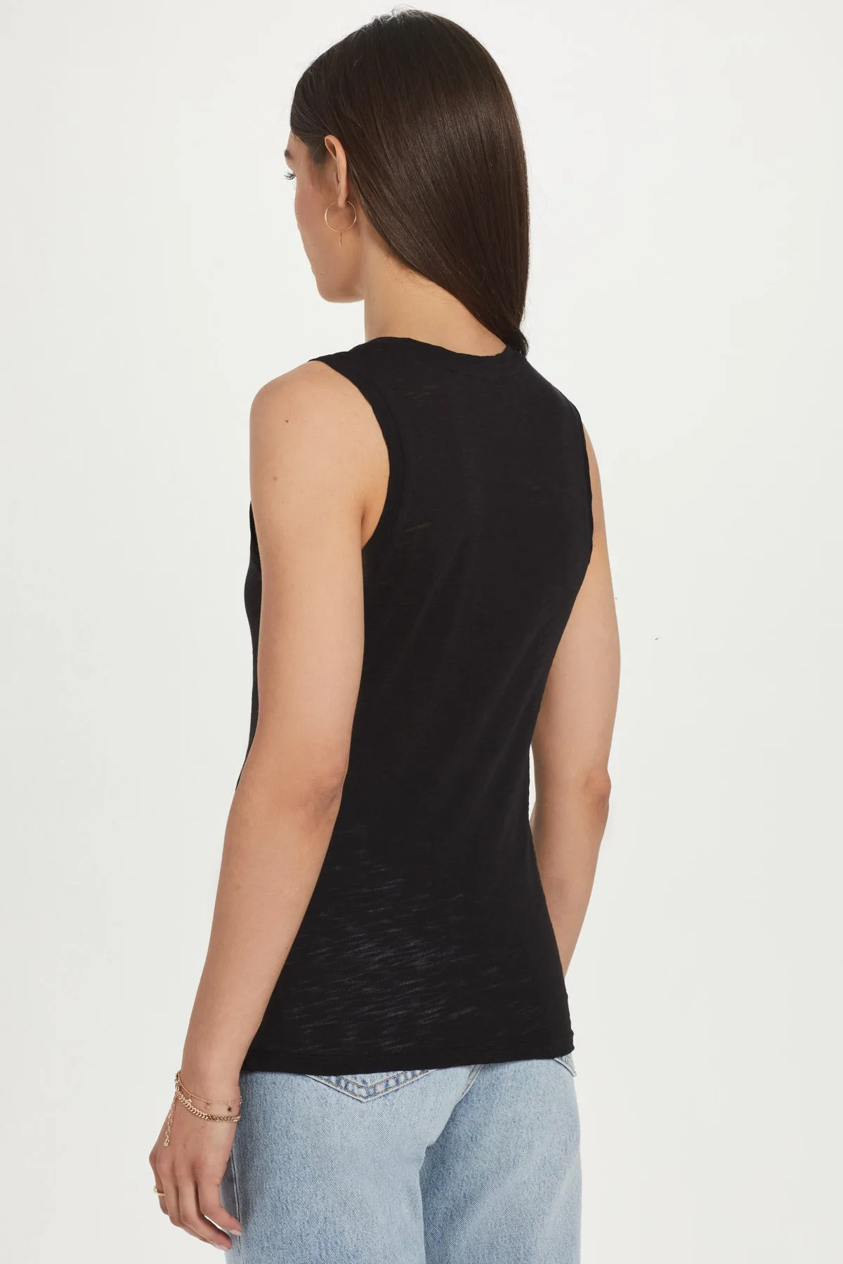 Signature Slub Crew Tank sold by Goldie Tees product image thumbnail 5