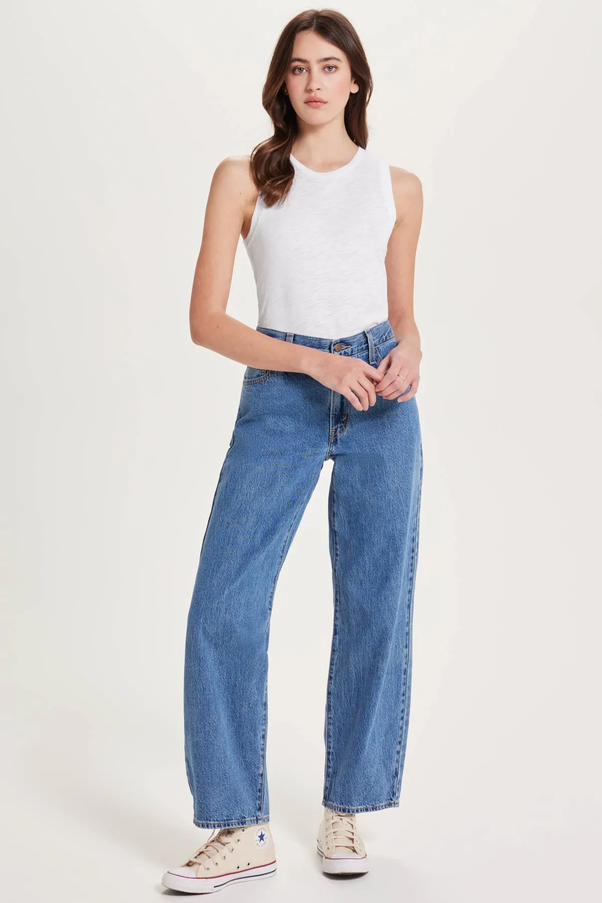 Signature Slub Crew Tank sold by Goldie Tees product image thumbnail 2