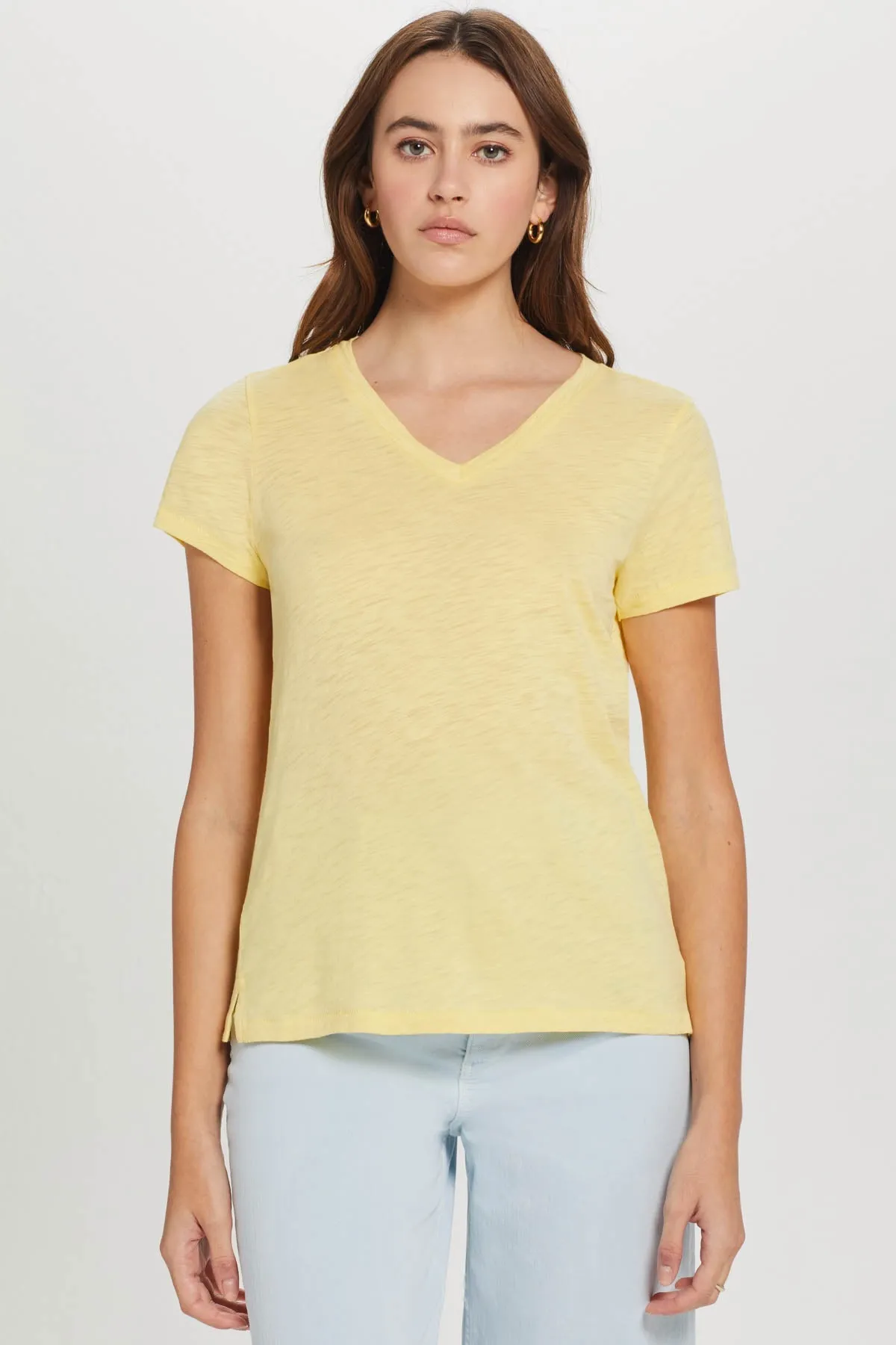 Signature Slub V Neck Boy Tee sold by Goldie Tees product image thumbnail 3