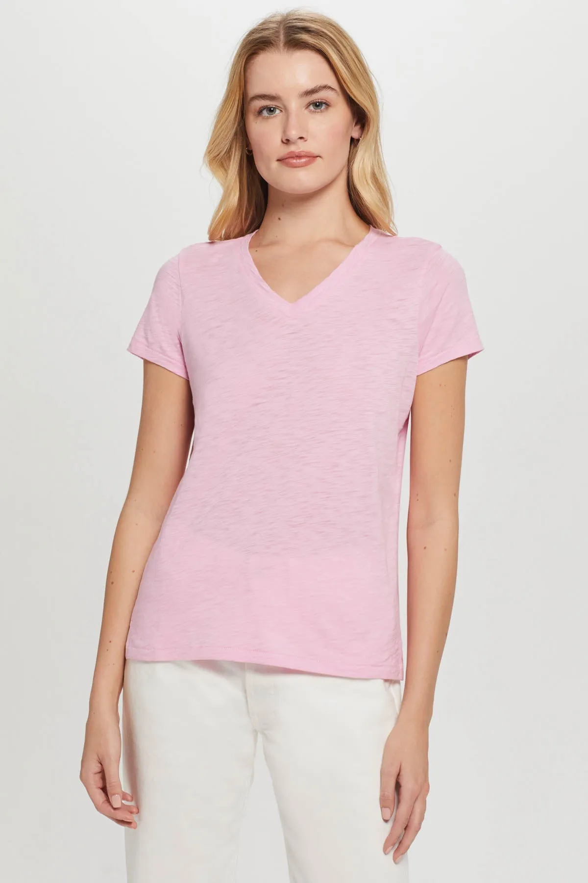 Signature Slub V Neck Boy Tee sold by Goldie Tees