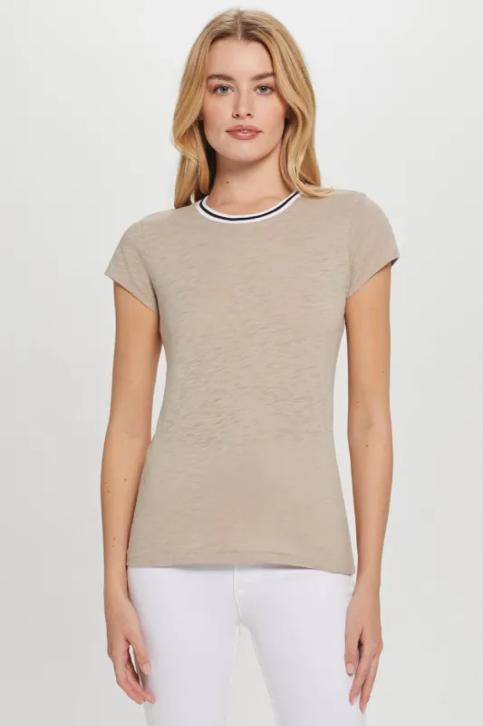 Tipped Ringer Tee sold by Goldie Tees