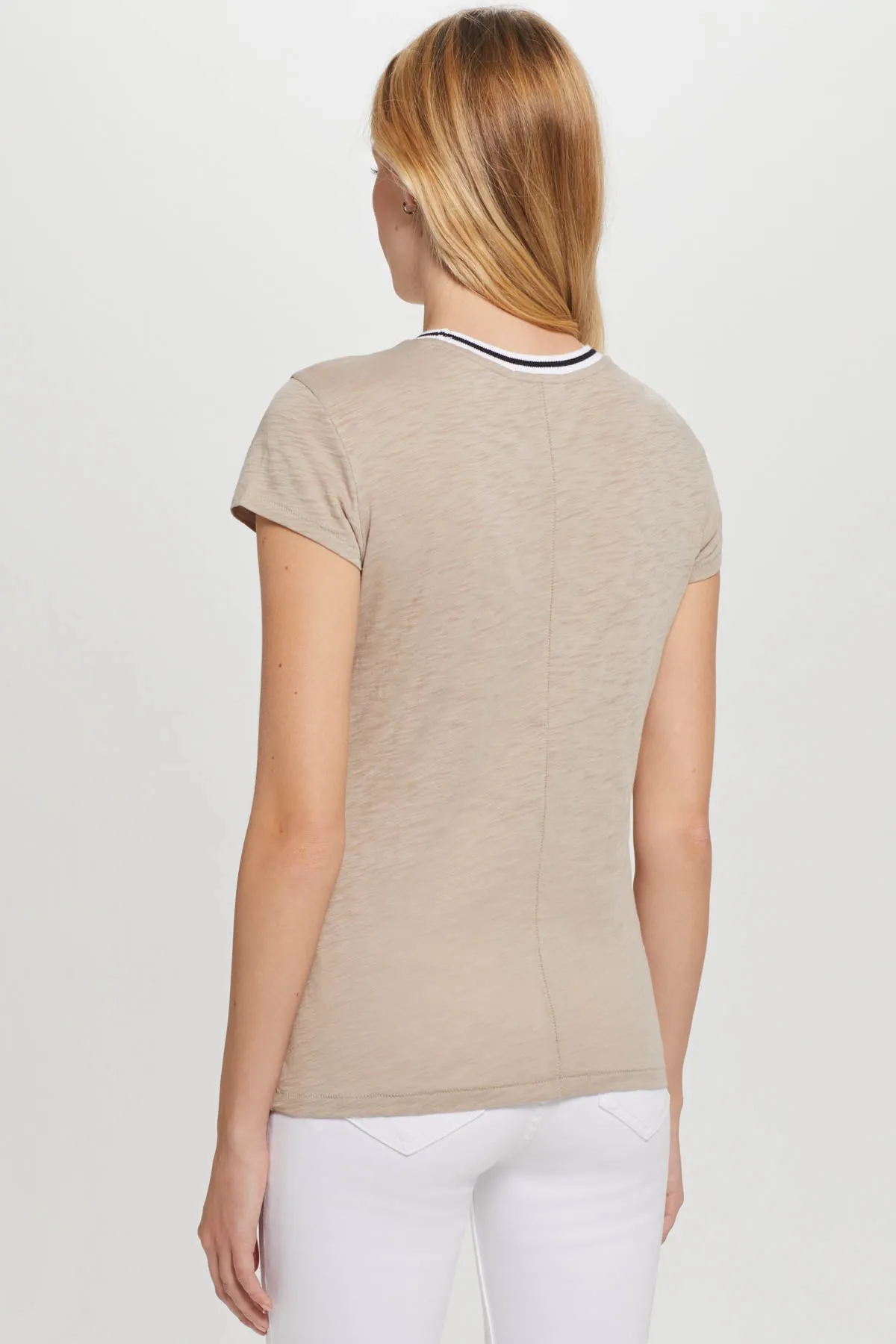 Tipped Ringer Tee sold by Goldie Tees product image thumbnail 3