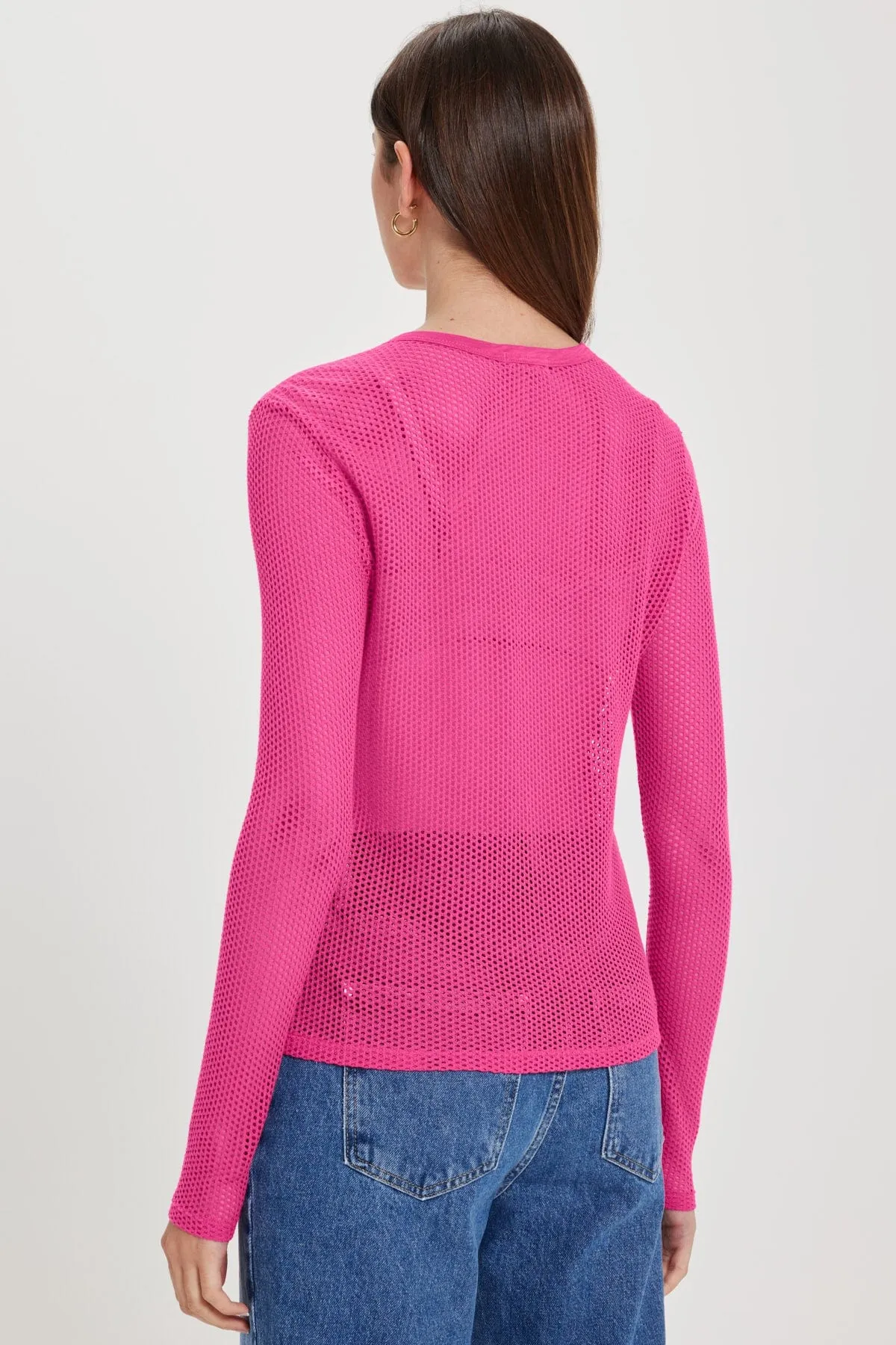 Aubrey Fishnet Top sold by Goldie Tees product image thumbnail 3