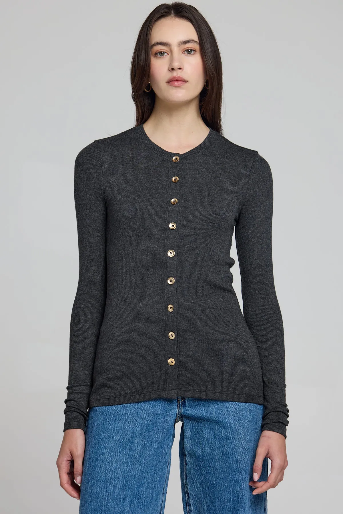 Marina Ribbed Cardigan sold by Goldie Tees