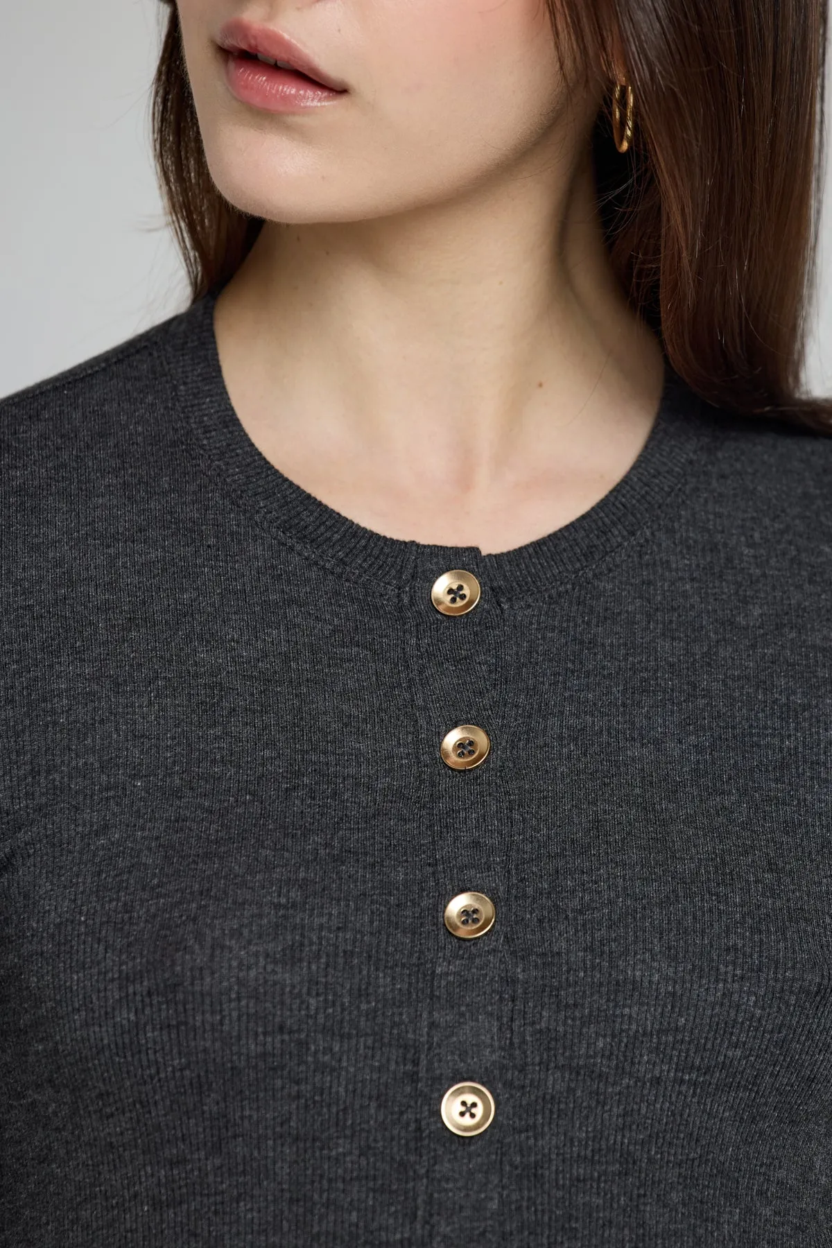Marina Ribbed Cardigan sold by Goldie Tees product image thumbnail 3