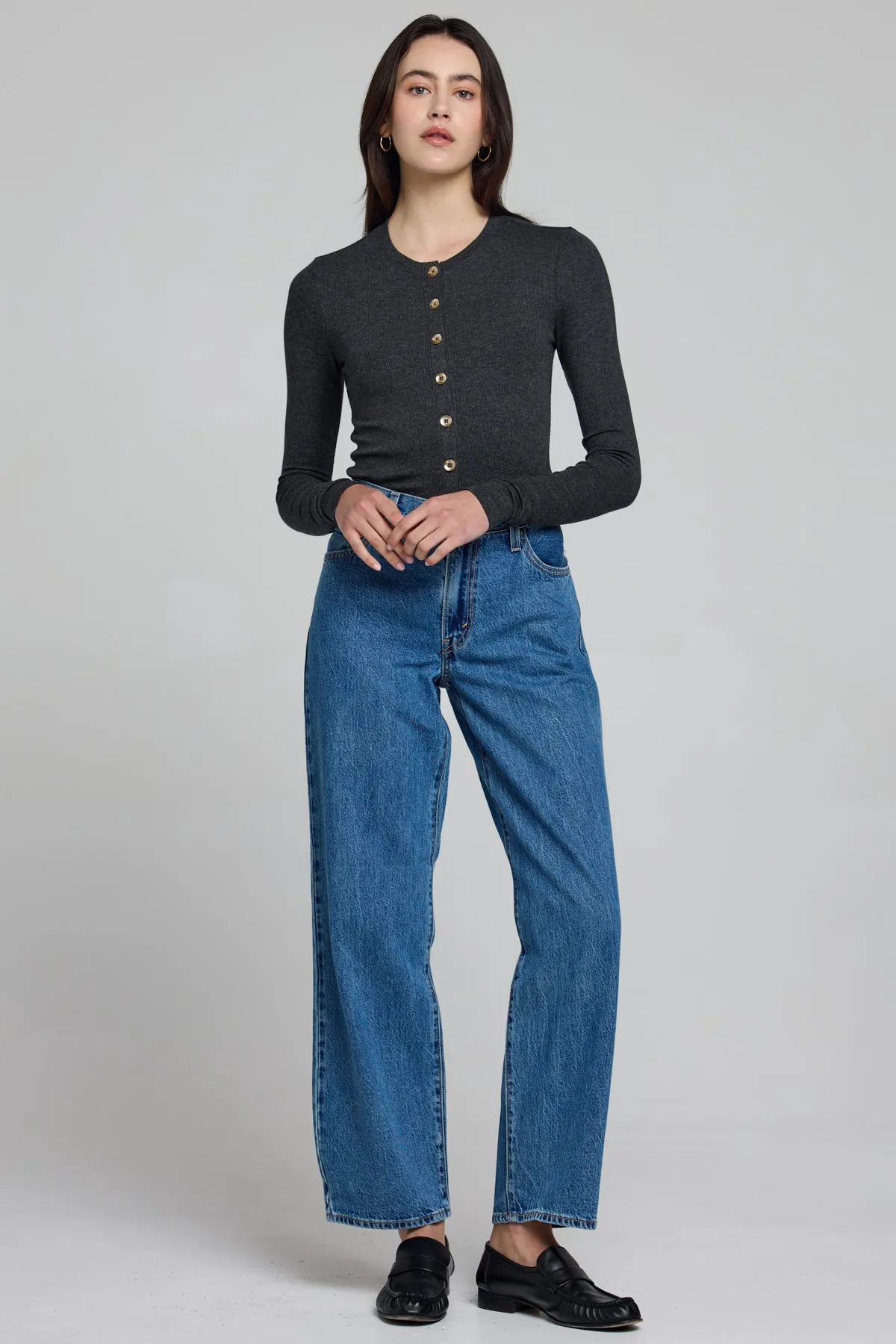 Marina Ribbed Cardigan sold by Goldie Tees product image thumbnail 2