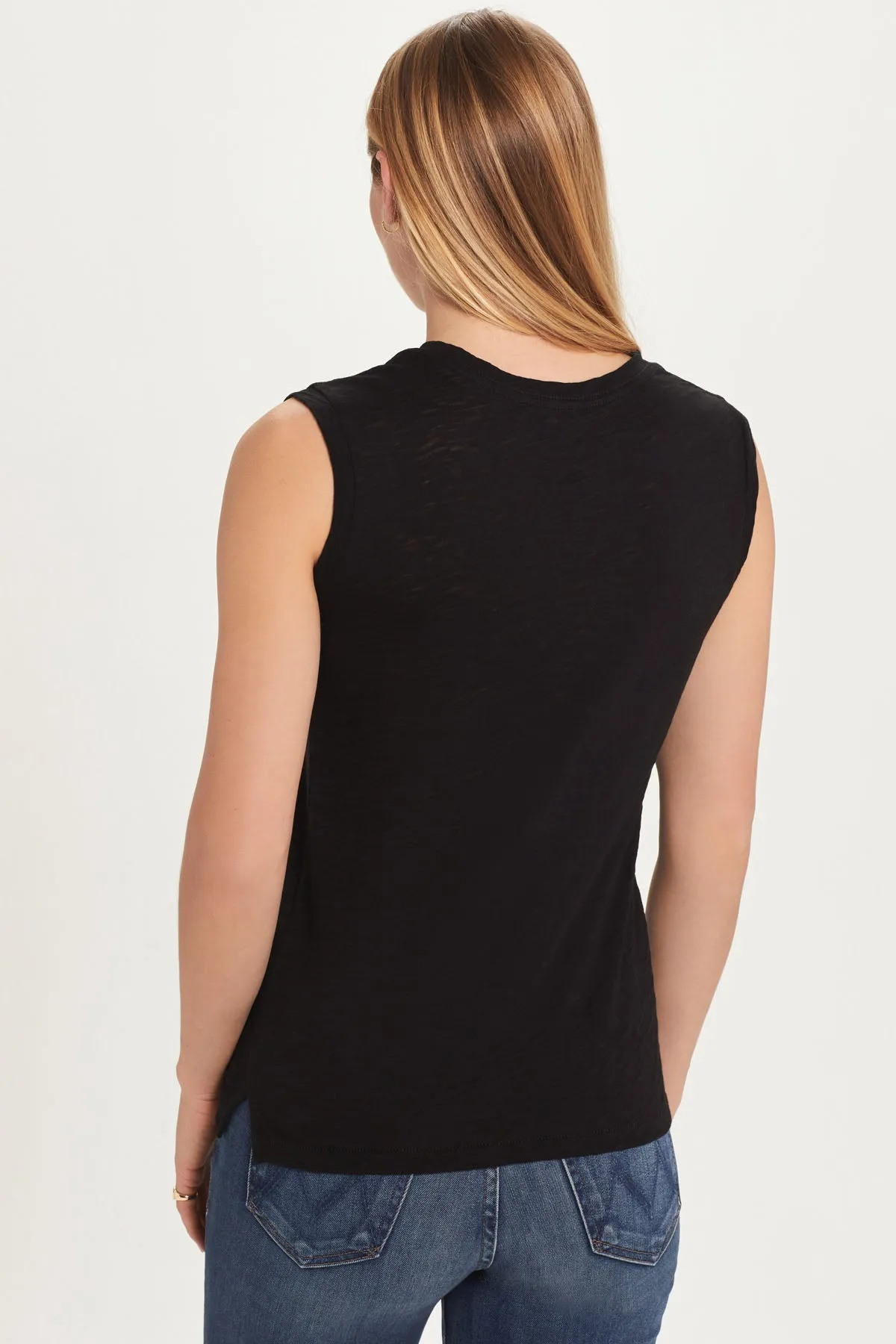 Signature Slub Sleeveless Boy Tee sold by Goldie Tees product image thumbnail 5