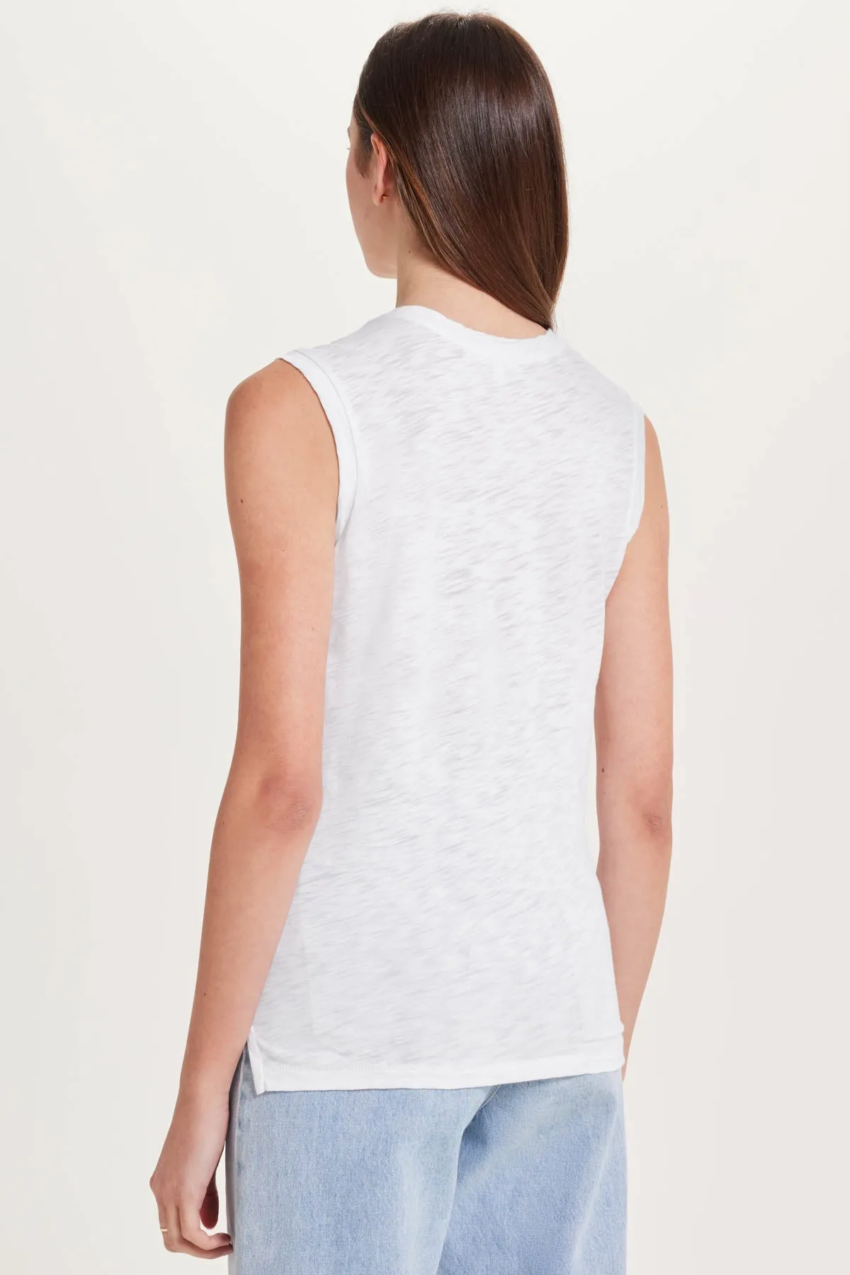 Signature Slub Sleeveless Boy Tee sold by Goldie Tees product image thumbnail 3