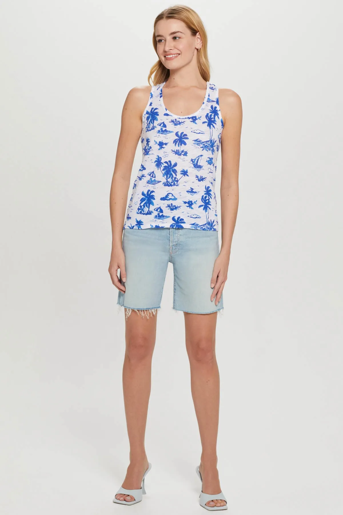 Aloha Racerback Tank sold by Goldie Tees product image thumbnail 2