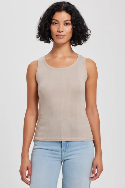 Variegated Rib Tank sold by Goldie Tees