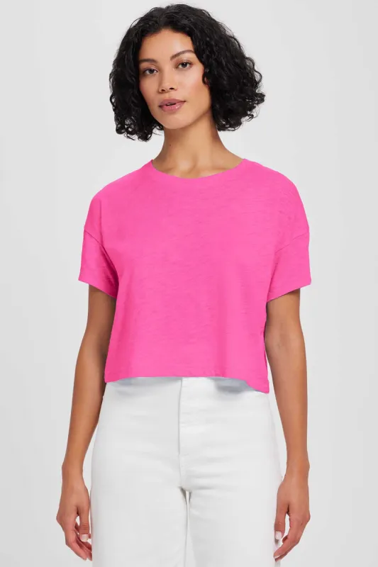 Signature Slub Crop Tee sold by Goldie Tees