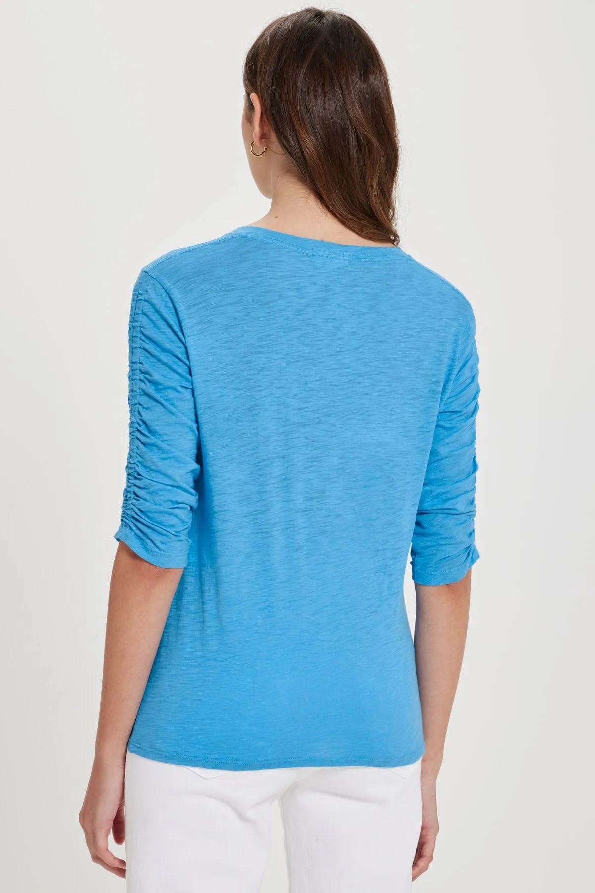 Ruched Half Sleeve Tee sold by Goldie Tees product image thumbnail 4