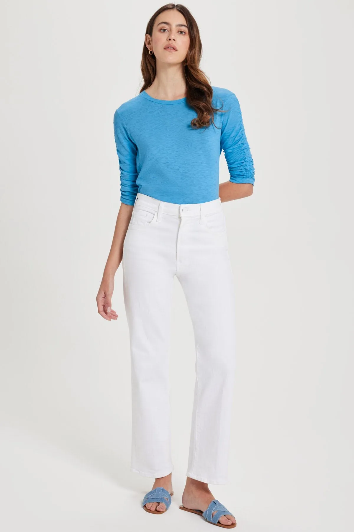 Ruched Half Sleeve Tee sold by Goldie Tees product image thumbnail 2