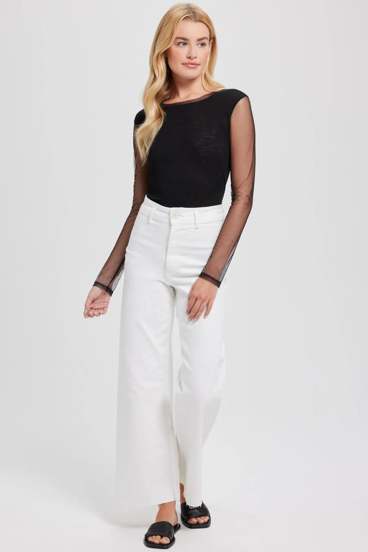 Tulle Long Sleeve Tee sold by Goldie Tees product image thumbnail 2