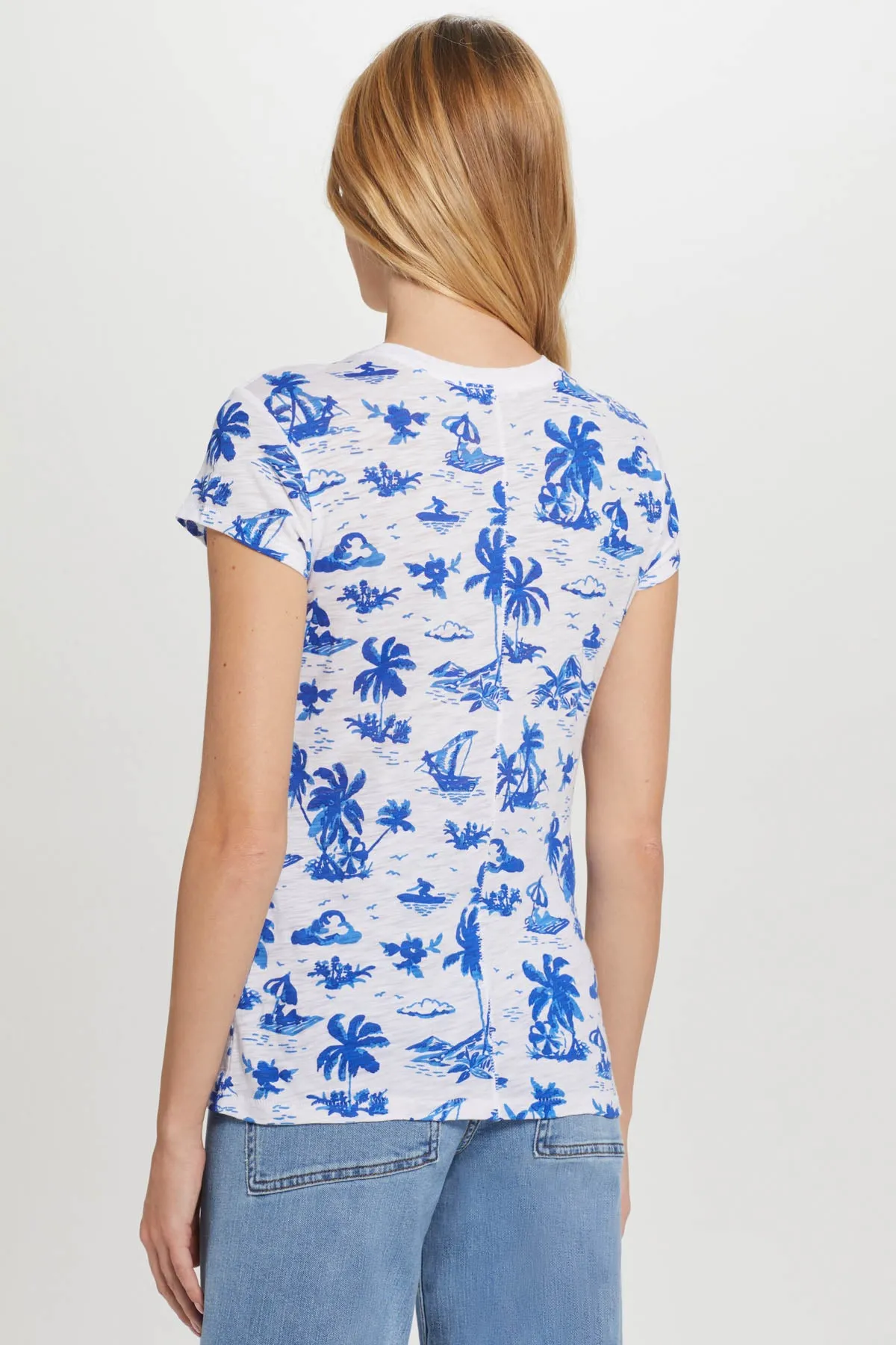 Aloha Ringer Tee sold by Goldie Tees product image thumbnail 3