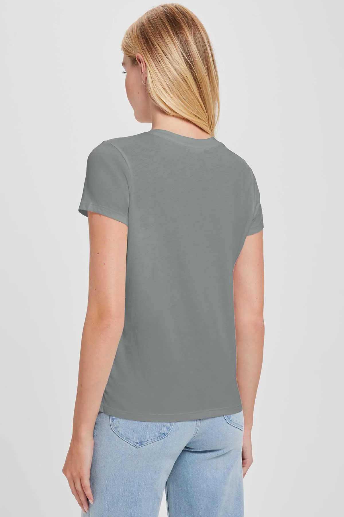 Organic V Neck Boy Tee sold by Goldie Tees product image thumbnail 3