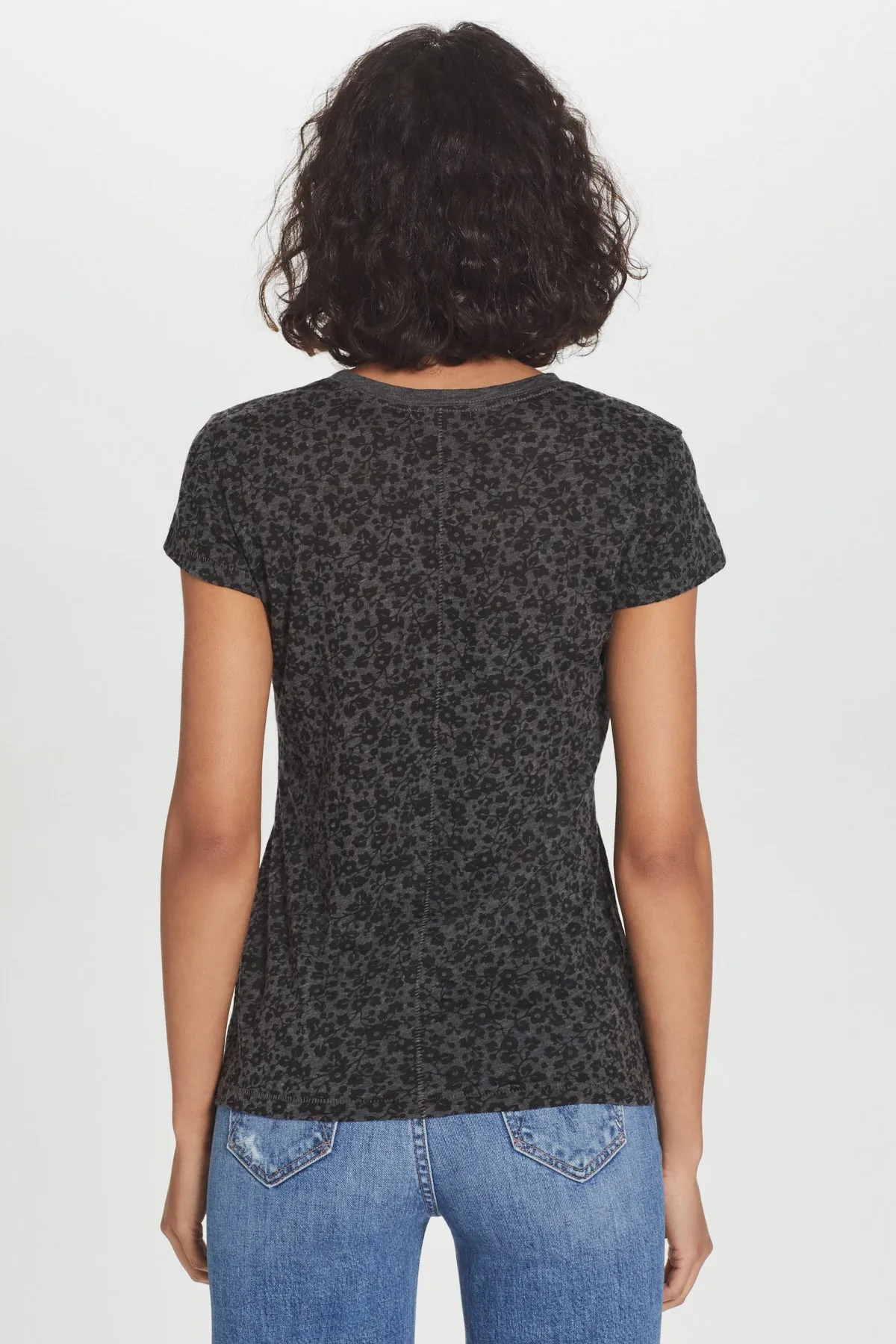 Forget Me Not Ringer Tee sold by Goldie Tees product image thumbnail 2