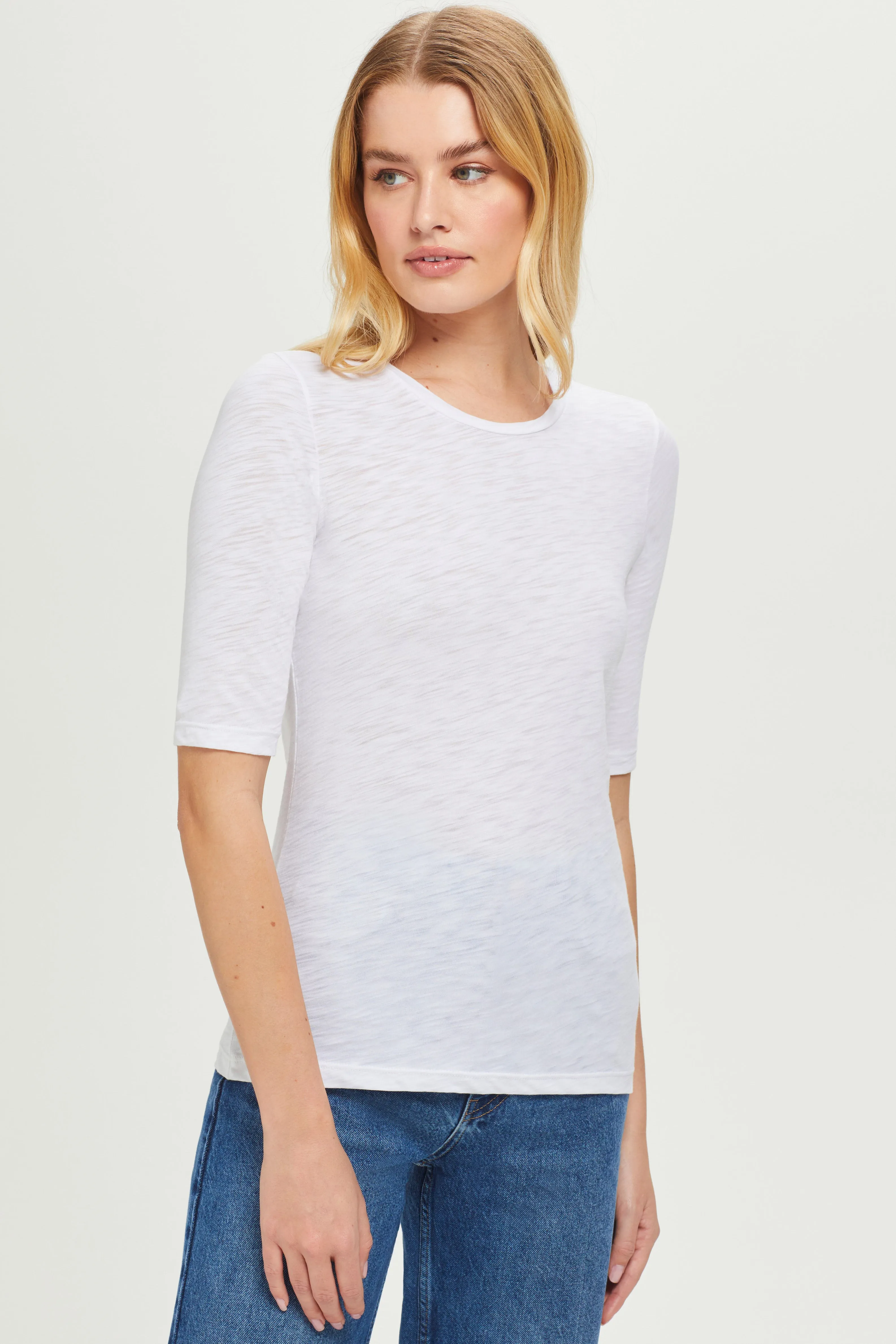 Signature Slub Half Sleeve Tee sold by Goldie Tees