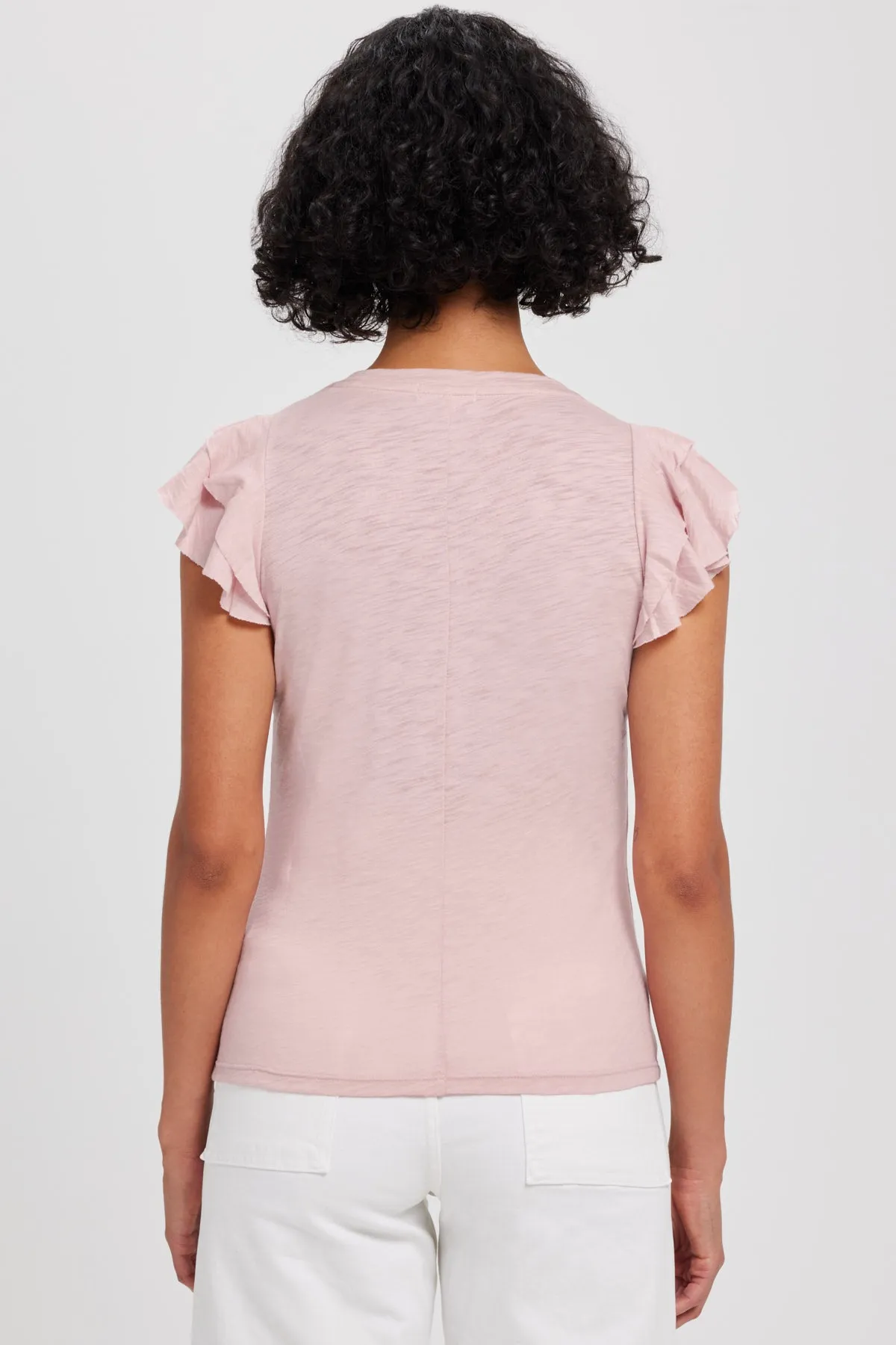 Celeste Ruffle Sleeve Tee sold by Goldie Tees product image thumbnail 2