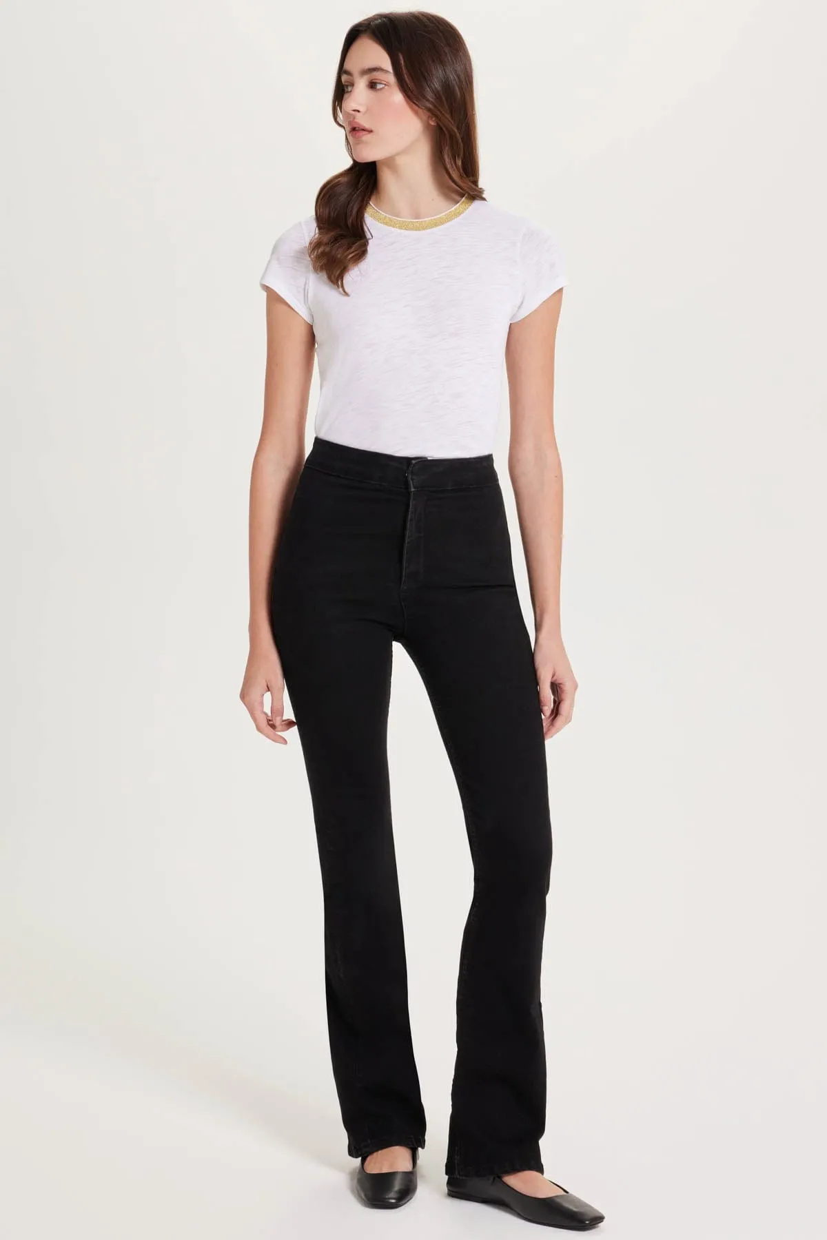 Pavé Ringer Tee sold by Goldie Tees product image thumbnail 2