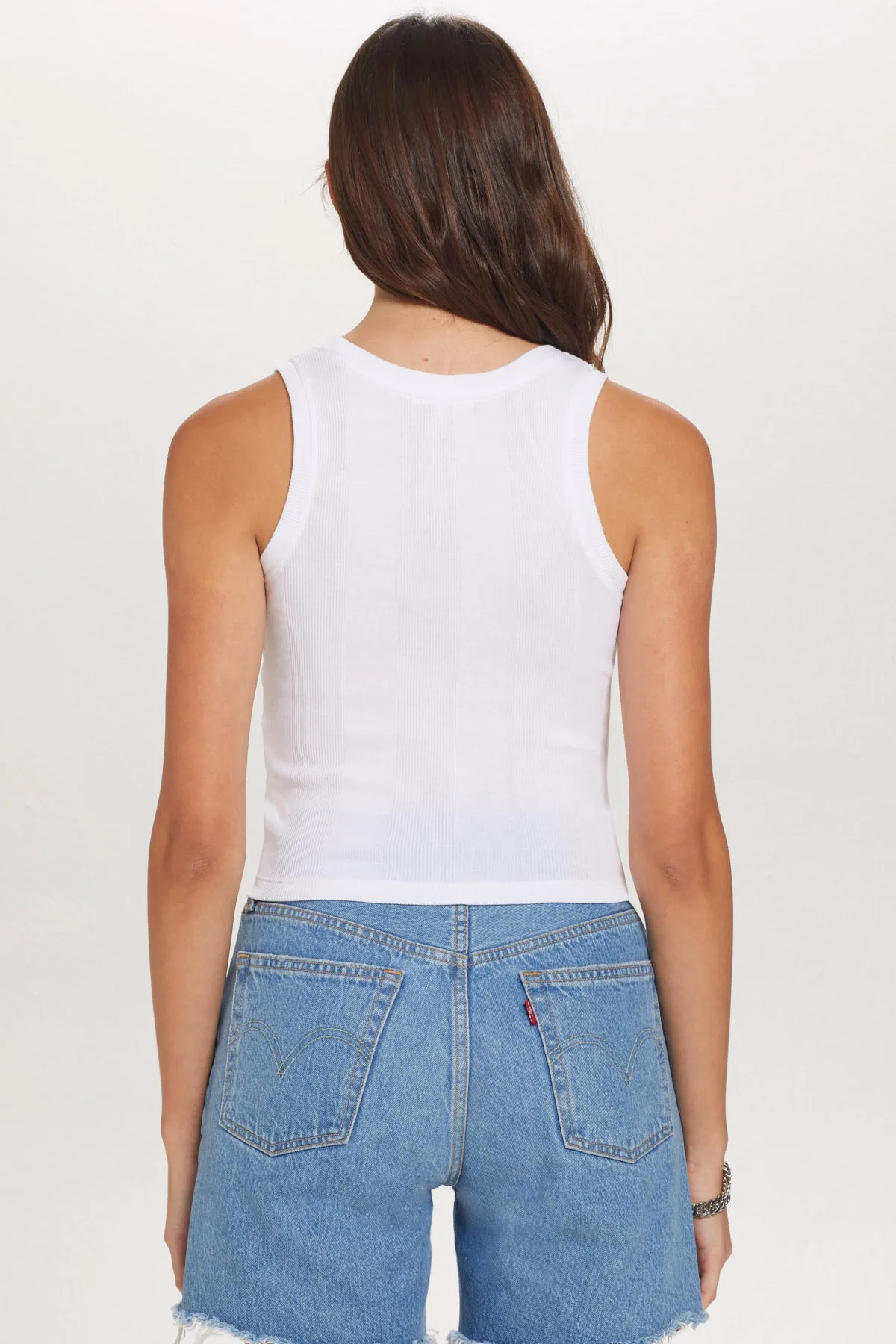 Variegated Rib Crop Tank sold by Goldie Tees product image thumbnail 3